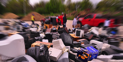 Lots of computers at the dump