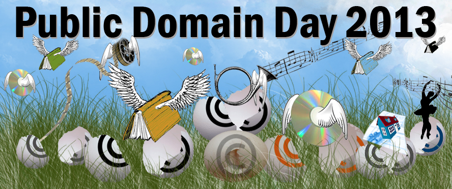 Public Domain Day 2013 Stalks and (c) symbols